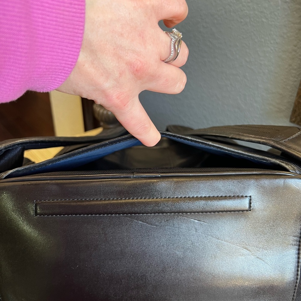 🟣Tumi Arrive Bradley Black Nylon & Leather Travel Backpack FINAL PRICE🟣 - Picture 15 of 16